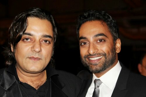 November 15, 2012: Bollywood actor Chandrachur Singh and actor Manu Narayan, co-host of the First Annual Varli Culinary Awards, at The Altman Building in New York City. Photo by Lia Chang